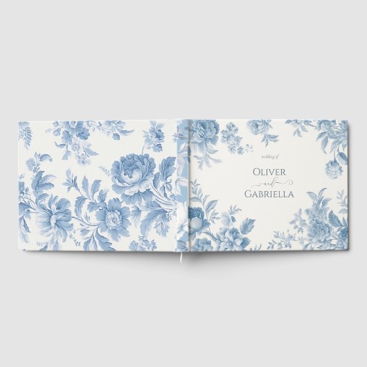 Hochzeitsfeier mit Blumen Gästebuch (Voll)