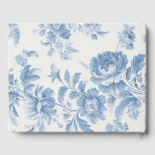 Hochzeitsfeier mit Blumen Gästebuch (Rückseite)