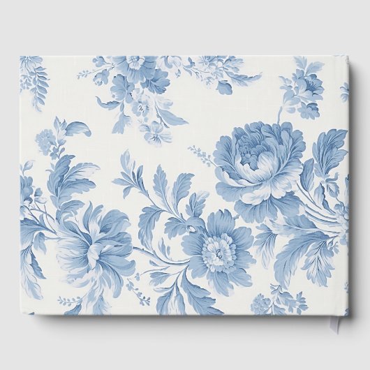 Hochzeitsfeier mit Blumen Gästebuch (Rückseite)