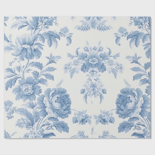 Hochzeitsfeier mit Blumen Geschenkpapier (Flach)