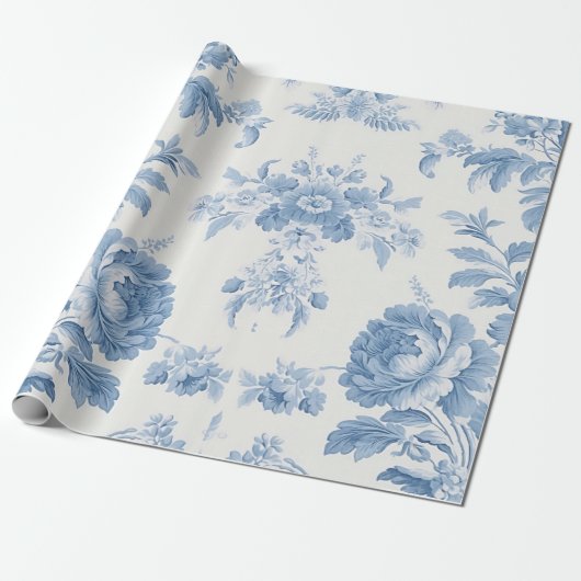 Hochzeitsfeier mit Blumen Geschenkpapier (Ungerollt)