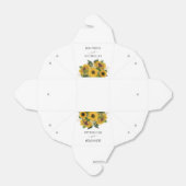 Hochzeitsfeier mit Blumen Geschenkschachtel (Ungefaltet)