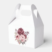 Hochzeitsfeier mit Blumen Geschenkschachtel (Vorderseite)