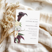 Hochzeitsfeier mit Blumenzwiebeln Einladung