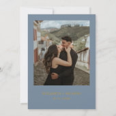 Hochzeitsfeier mit Blütenblütenblütenblütenblütenb Einladung (Rückseite)