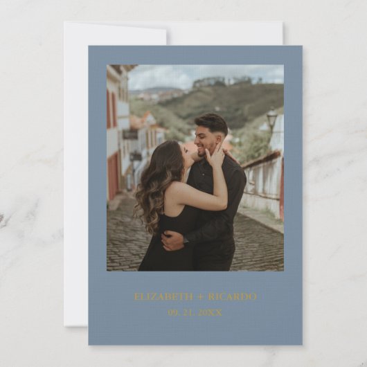 Hochzeitsfeier mit Blütenblütenblütenblütenblütenb Einladung (Rückseite)