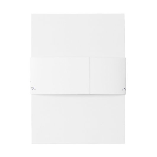 Hochzeitsfeier mit Blütenblütenblütenblütenblütenb Einladungsbanderole (Rückseitenbeispiel)