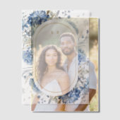 Hochzeitsfeier mit Blütenblütenblütenblütenblütenb Pergament Einladungen (Versatz (Ehepaar))