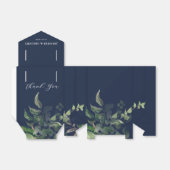 Hochzeitsfeier mit botanischer Wasserfarbe Geschenkschachtel (Ungefaltet)