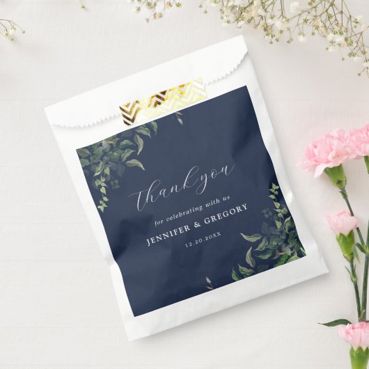 Hochzeitsfeier mit botanischer Wasserfarbe Geschenktütchen (Versiegelt)