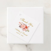 Hochzeitsfeier mit dem Flora-Korallenriff Vielen D Geschenkanhänger (Beispiel)