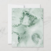 Hochzeitsfeier mit dem Titel "Watercolor eucalyptu (Rückseite)