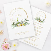 Hochzeitsfeier mit den Blütenblumen