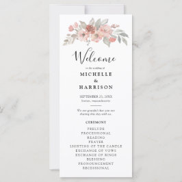 Hochzeitsfeier mit elegantem, rosafarbenem Wasser