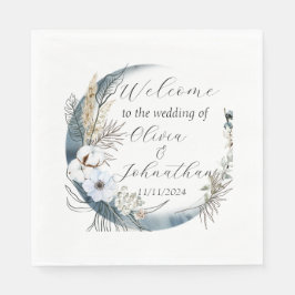 Hochzeitsfeier mit floraler Atmosphäre Serviette