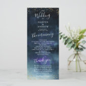 Hochzeitsfeier mit Gold der Marine Programm (Stehend Vorderseite)