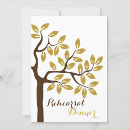 Hochzeitsfeier mit Goldfolie für moderne Probe Einladung