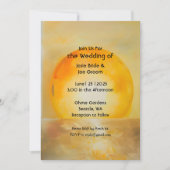 Hochzeitsfeier mit Goldmedaille Einladung (Vorderseite)