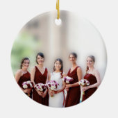 Hochzeitsfeier mit Gown Bridesmaid - Sie wählen Fa Keramikornament (Hinten)