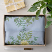 Hochzeitsfeier mit hellgelben und blauen Rose Seidenpapier (Geschenk)