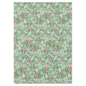 Hochzeitsfeier mit hellgrün und blassrosa Rose Tischdecke (Vorderseite)