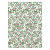 Hochzeitsfeier mit hellrosa Rose Tischdecke (Vorderseite)