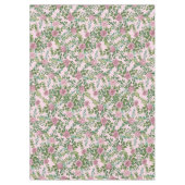 Hochzeitsfeier mit hellrosa Rose Tischdecke (Vorderseite)