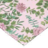 Hochzeitsfeier mit hellrosa Rose Tischdecke (Schrägansicht)