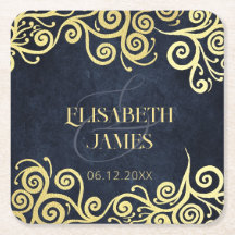 Hochzeitsfeier mit Hochzeitsnacht in Luxusblau und