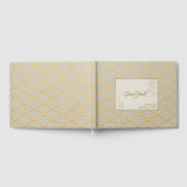 Hochzeitsfeier mit Luxus-Gold-Blüh Gästebuch (Voll)