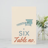 Hochzeitsfeier mit Meerestieren für Rahmen (Stehend Vorderseite)