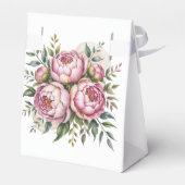 Hochzeitsfeier mit Picknick Geschenkschachtel (Rückseite)