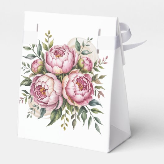 Hochzeitsfeier mit Picknick Geschenkschachtel (Rückseite)