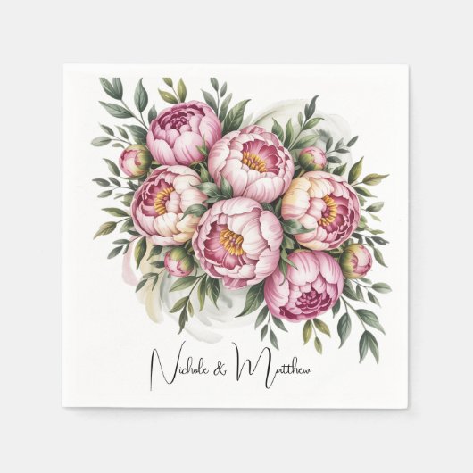 Hochzeitsfeier mit Picknick Serviette (Vorderseite)