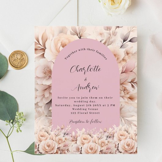 Hochzeitsfeier mit Rose