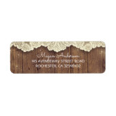 Hochzeitsfeier mit Spitzen und Holz (Vorne)