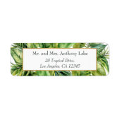 Hochzeitsfeier mit tropischem Flora (Vorne)