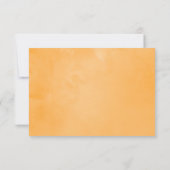 Hochzeitsfeier mit tropischem Flora RSVP Karte (Rückseite)