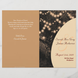 Hochzeitsfeier mit Vintagem Eichenbaum