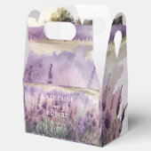 Hochzeitsfeier mit Wasserfarbe Geschenkschachtel (Geöffnet)