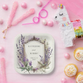 Hochzeitsfeier mit Wasserfarbe Pappteller (Party)