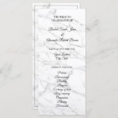 Hochzeitsfeier mit weißem Marmor Programm (Vorne/Hinten)
