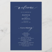 Hochzeitsfeier mit weißer Eleganz (Vorderseite)