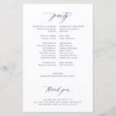 Hochzeitsfeier mit weißer Eleganz (Rückseite)