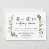 Hochzeitsfeier, nach dem Hochzeitsessen Einladung (Vorderseite)