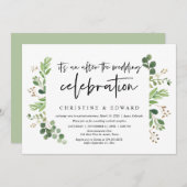 Hochzeitsfeier, Nach der Hochzeitsfeier Einladung (Vorne/Hinten)