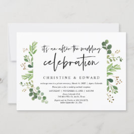 Hochzeitsfeier, Nach der Hochzeitsfeier Einladung