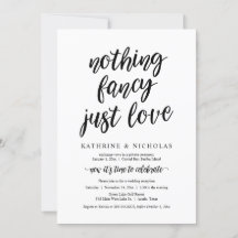 Hochzeitsfeier, nichts Extravagant, nur Liebe