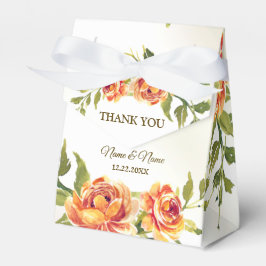 Hochzeitsfeier Orange-Gelb-Grüne Geschenkschachtel