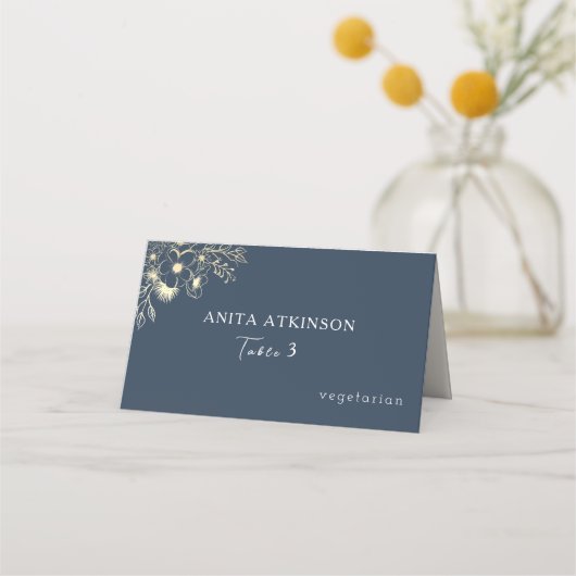 Hochzeitsfeier Platzkarte (Vorderseite)